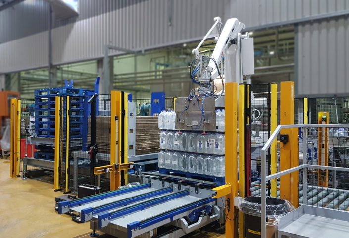 Fully automated palletising system